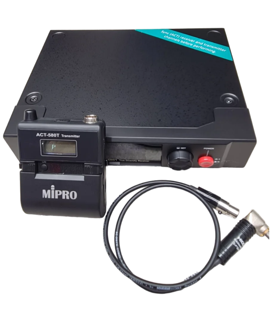 Mipro Funksendeanlage mit Taschensender ohne Kopfhörer-Interface