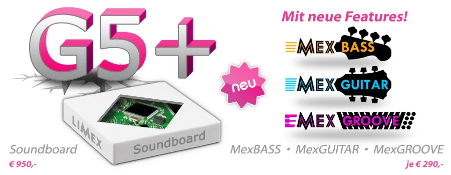 LIMEX Soundplatine G5 PLUS mit MEX
