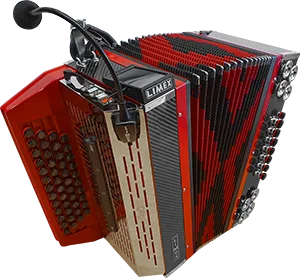Harmonika mit Vocalmikrofon