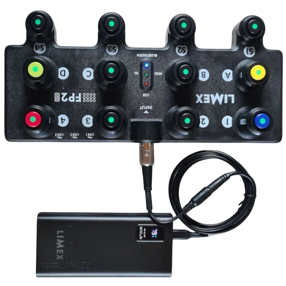 LIMEX Fußpedal mit DC Adapter